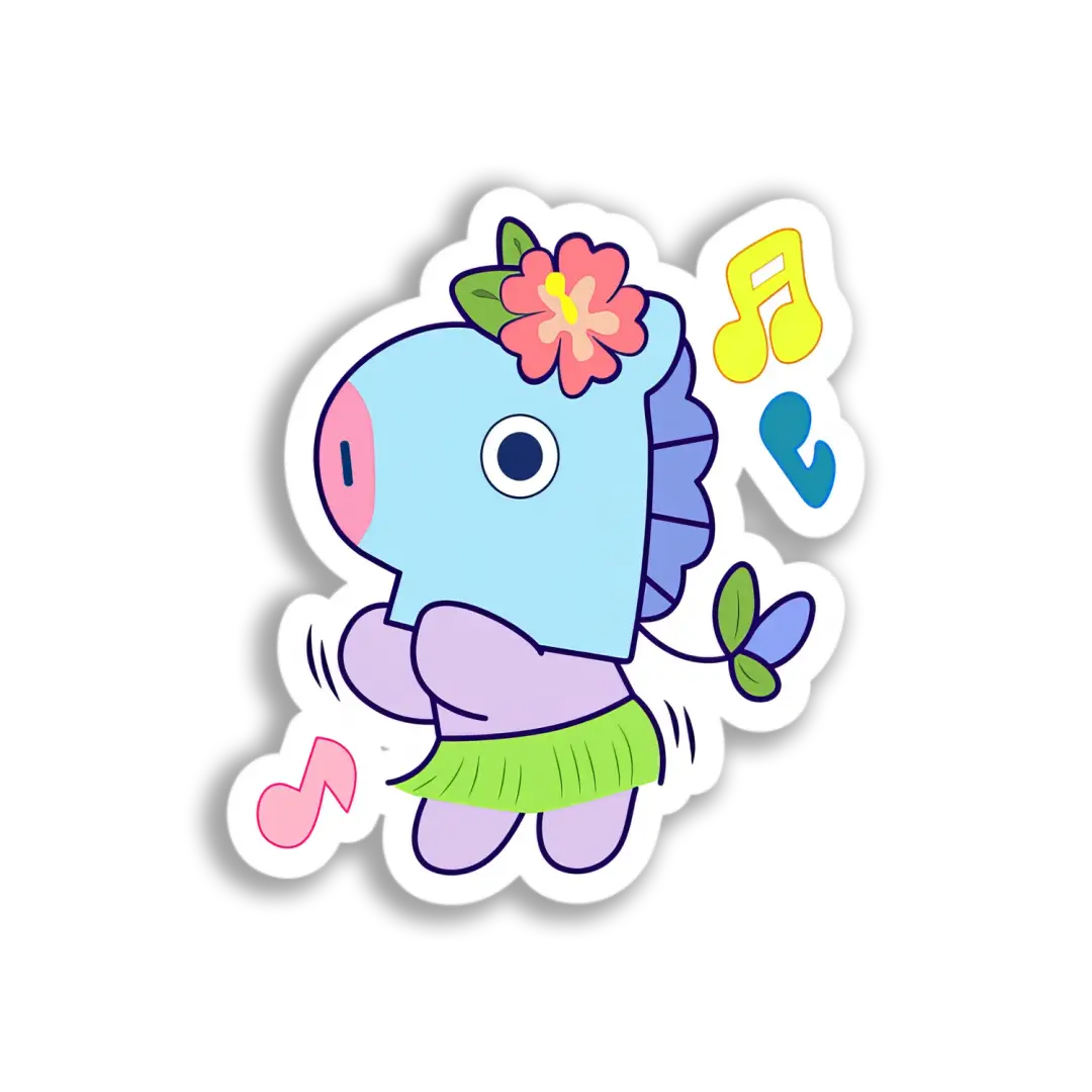 Dancing BT21 Cooky Sticker