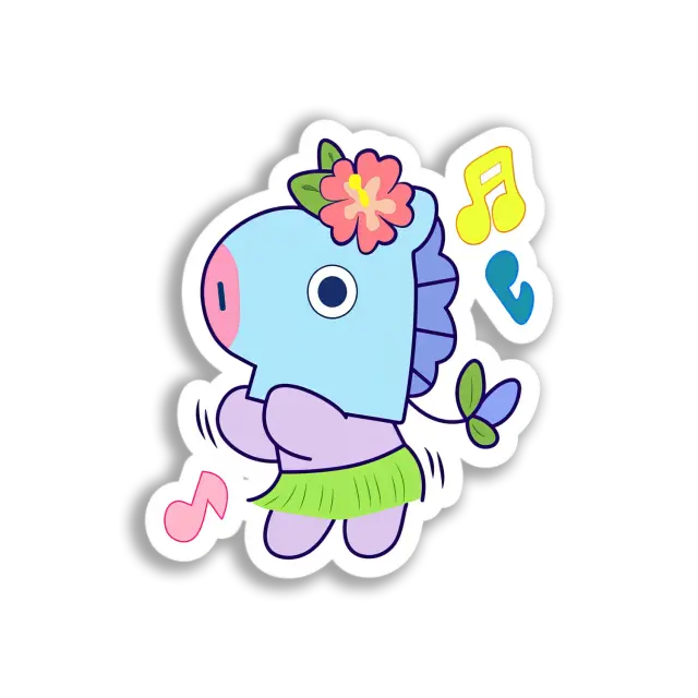 Dancing BT21 Cooky Sticker