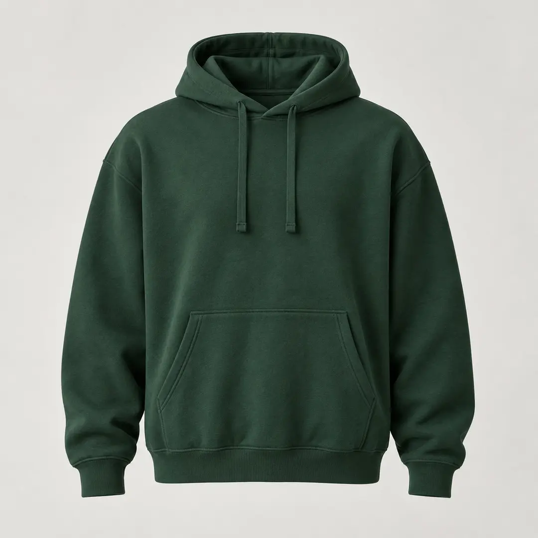 Night Market Oversized Hoodie in Forest