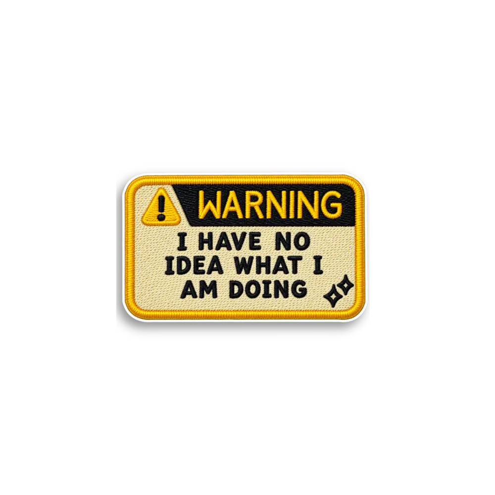 Warn-Patch-Sticker
