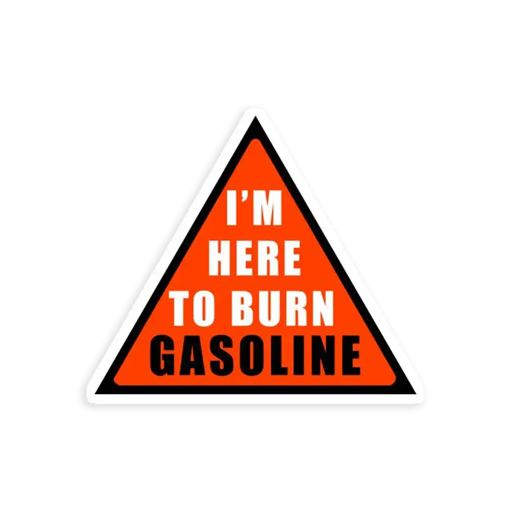 Benzin Gefahr Sticker