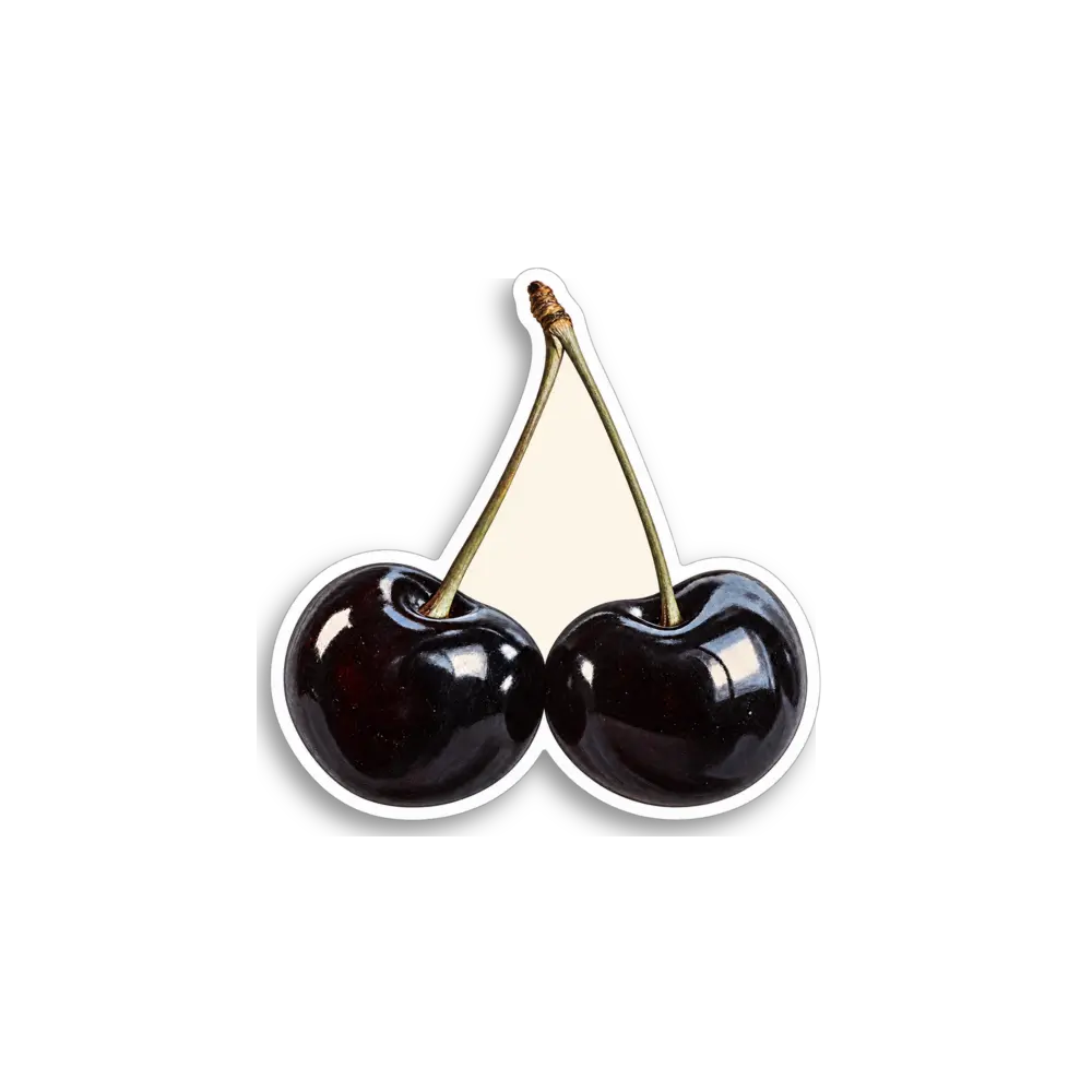 Black Cherries Sticker