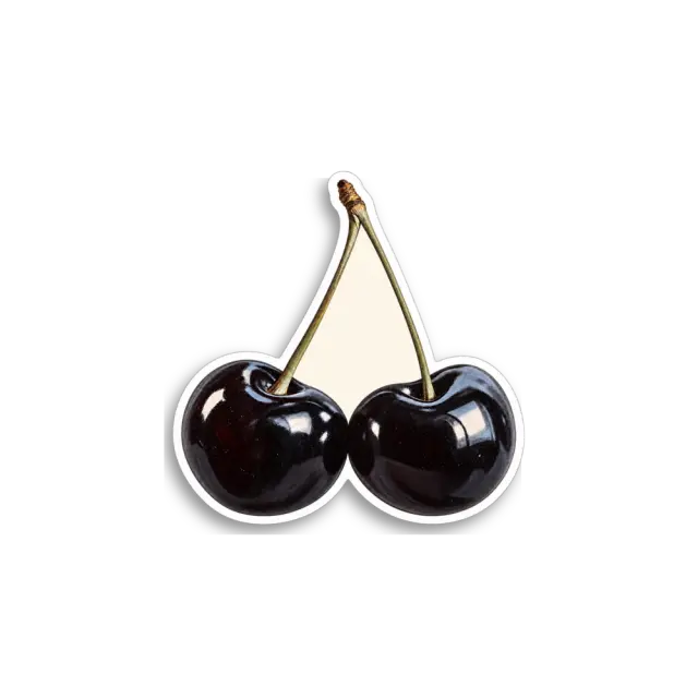 Black Cherries Sticker