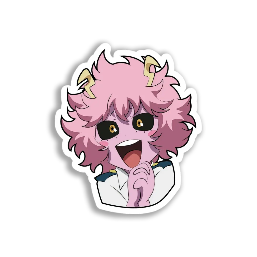 Happy Mina Ashido Sticker