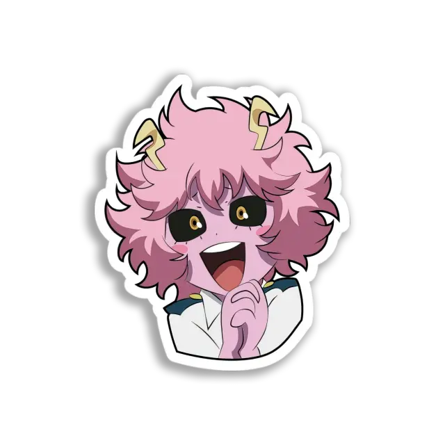 Fröhliche Mina Ashido Sticker