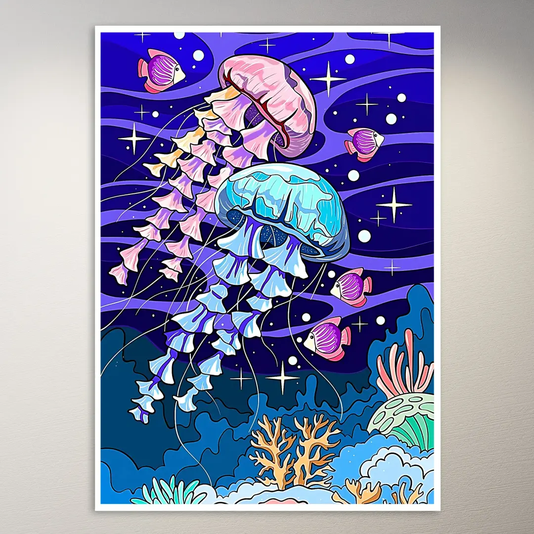 Trippy Kunst-Poster