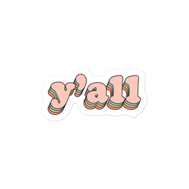 Groovy Y'all Sticker