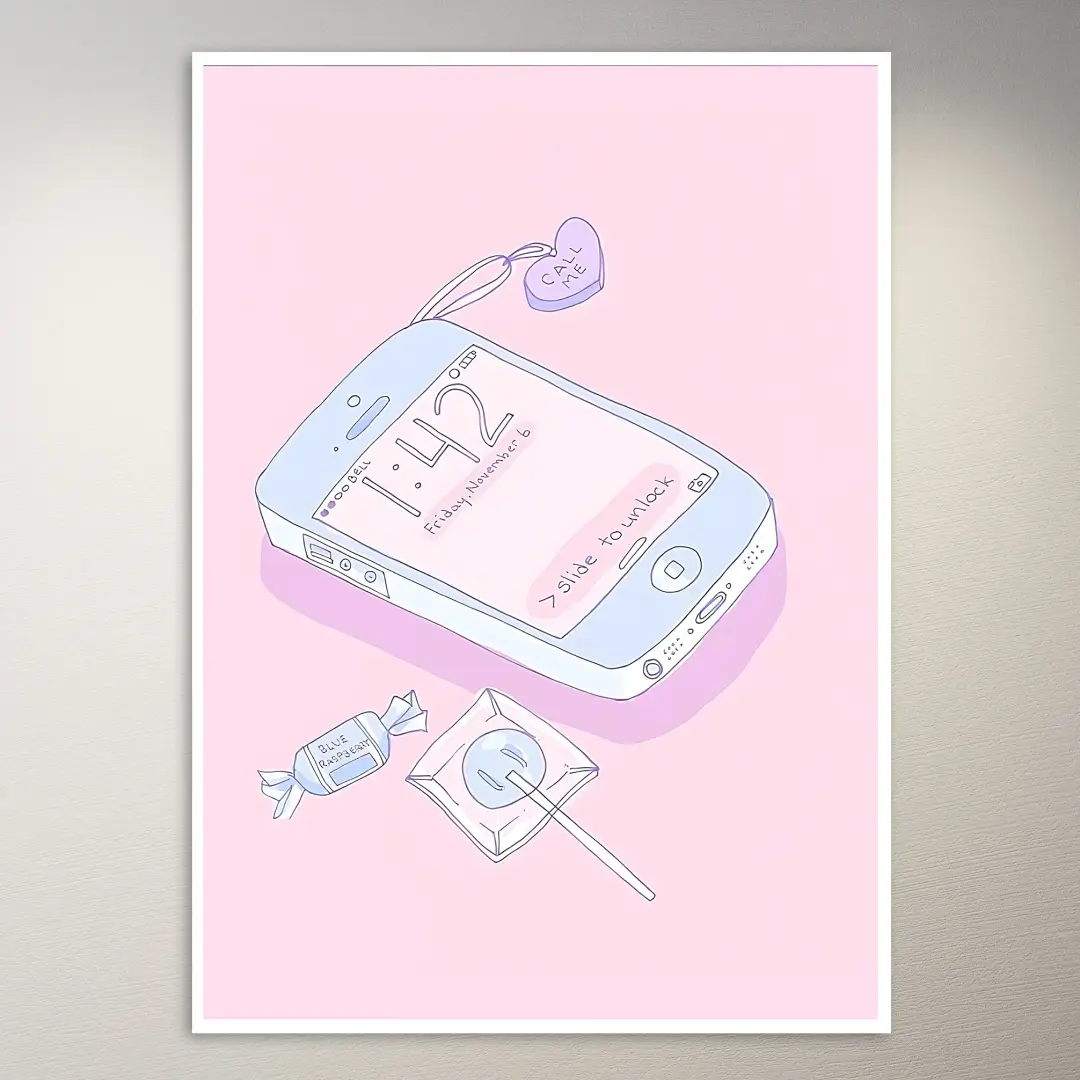 Kawaii-Ästhetik-Wandposter