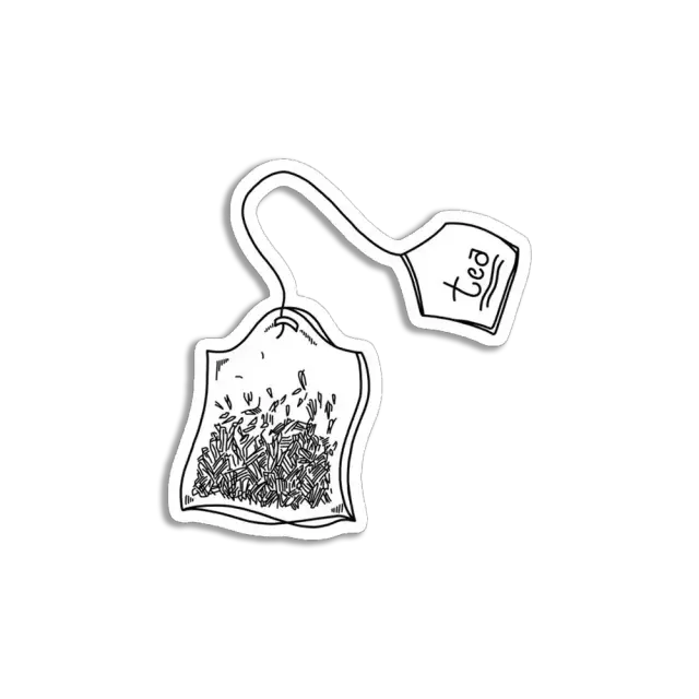 Teebeutel-Sticker