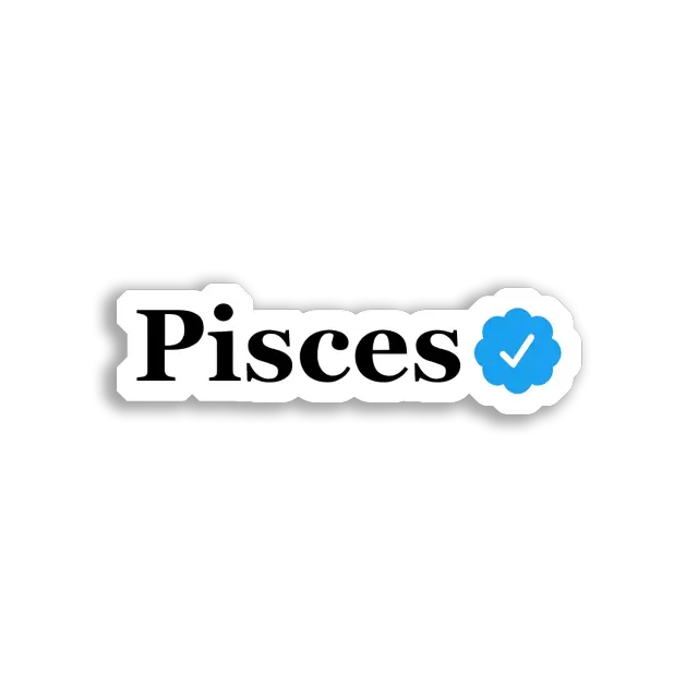 Fische verifiziert Sticker