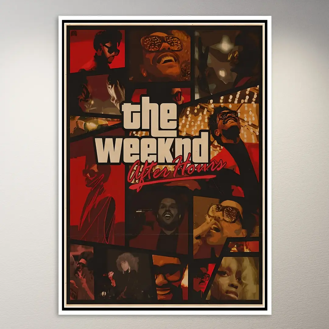 The Weeknd GTA Poster | Music Poster