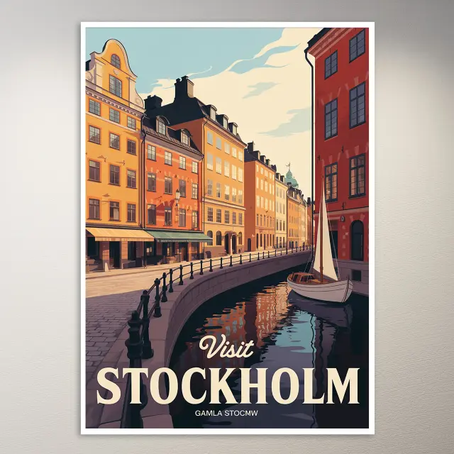Stockholm Reiseposter