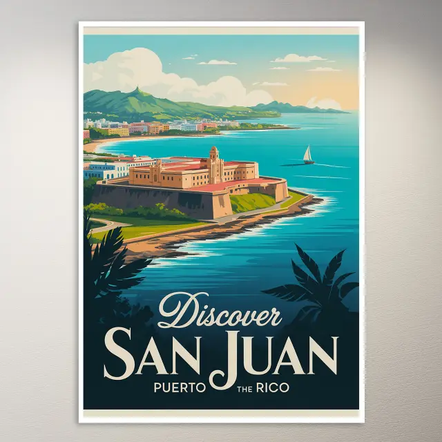 San Juan Reiseposter