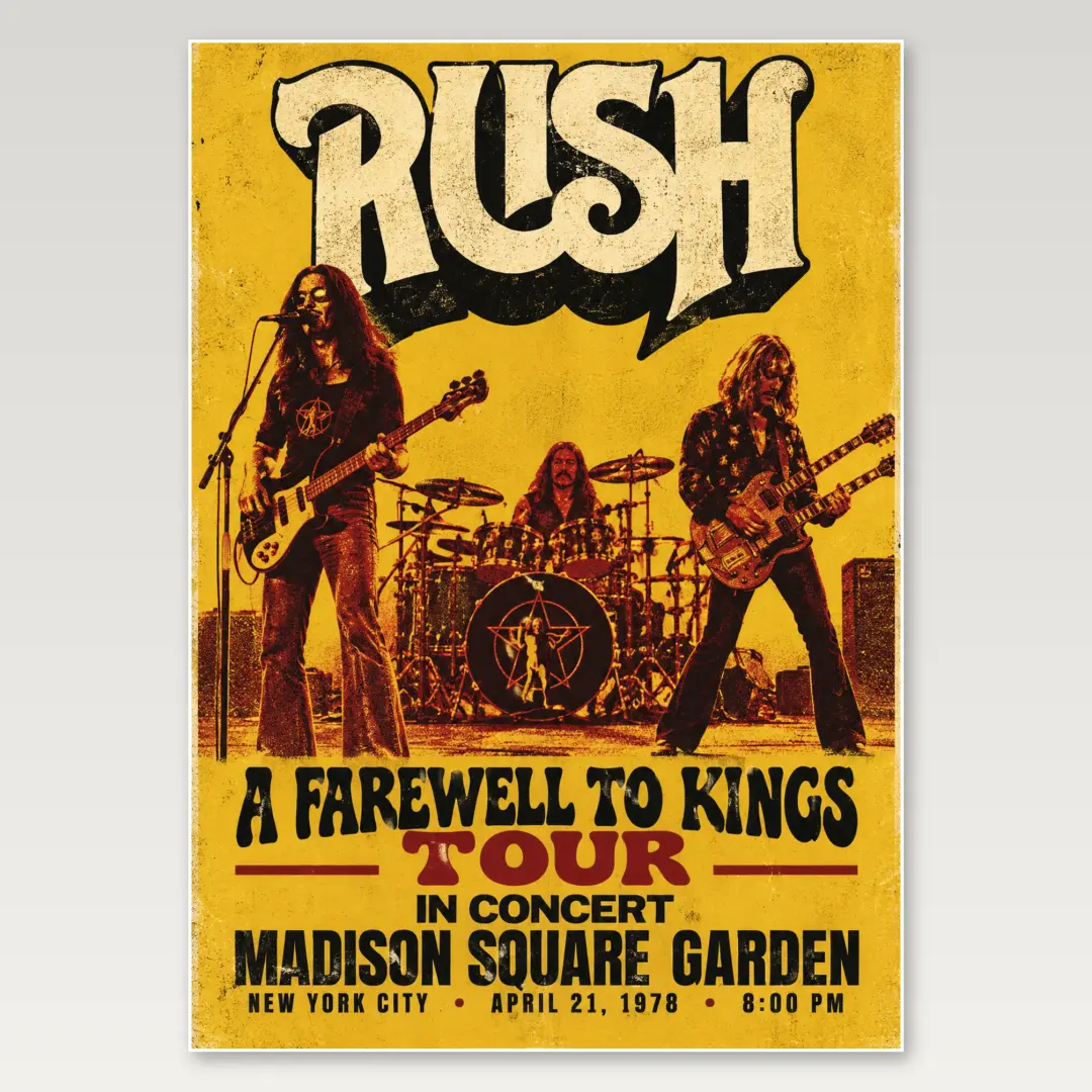 Rush Stage Poster A4 Poster