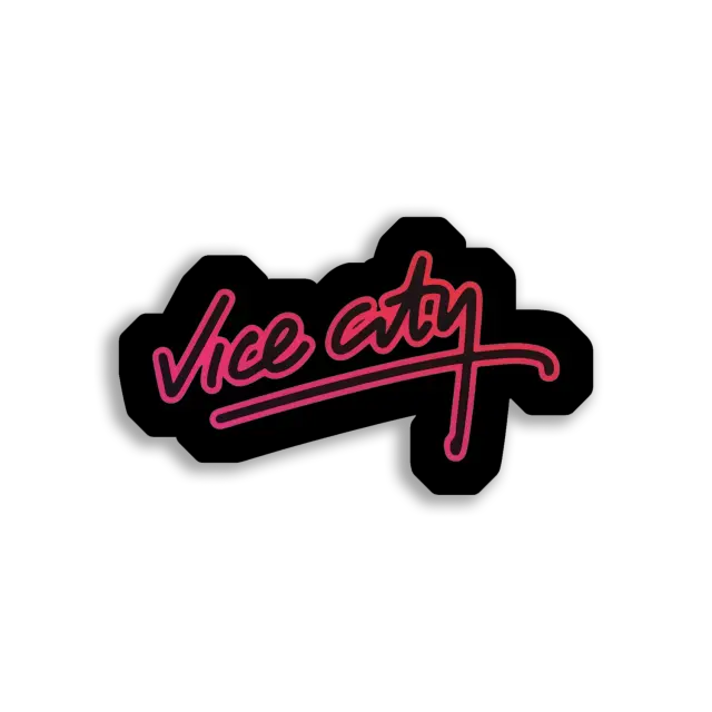 歡迎來到 Vice City 貼紙