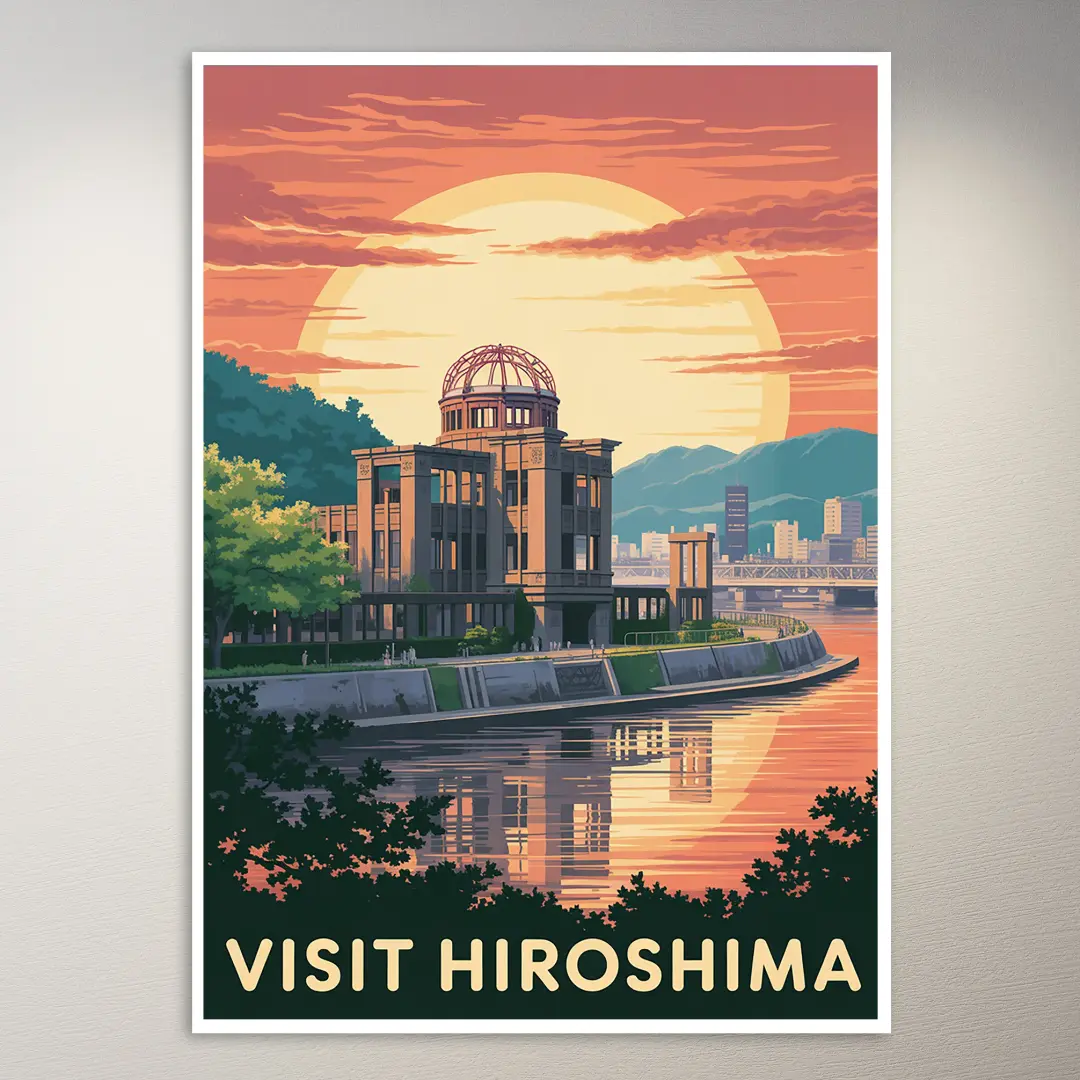 Hiroshima Reiseposter