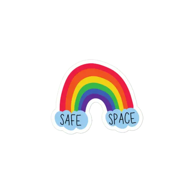 Safe Space Sticker Sticker