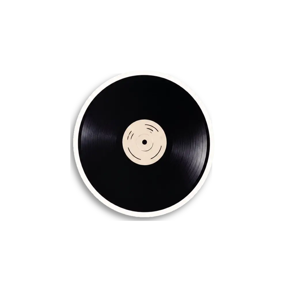 Laptop Vinyl-Schallplatten-Sticker