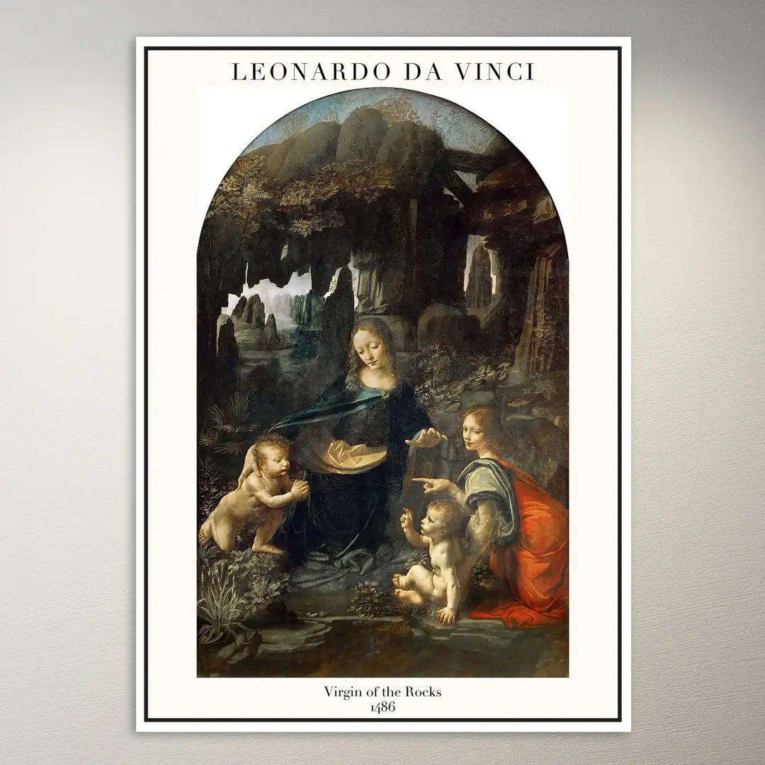 Leonardo da Vinci Felsgrottenmadonna Poster
