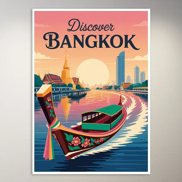 Bangkok Reiseposter