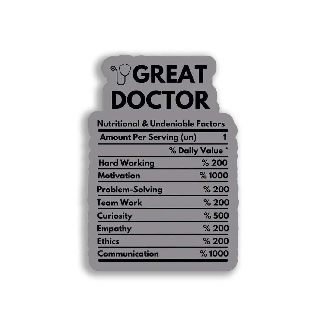 Great Doctor Sticker