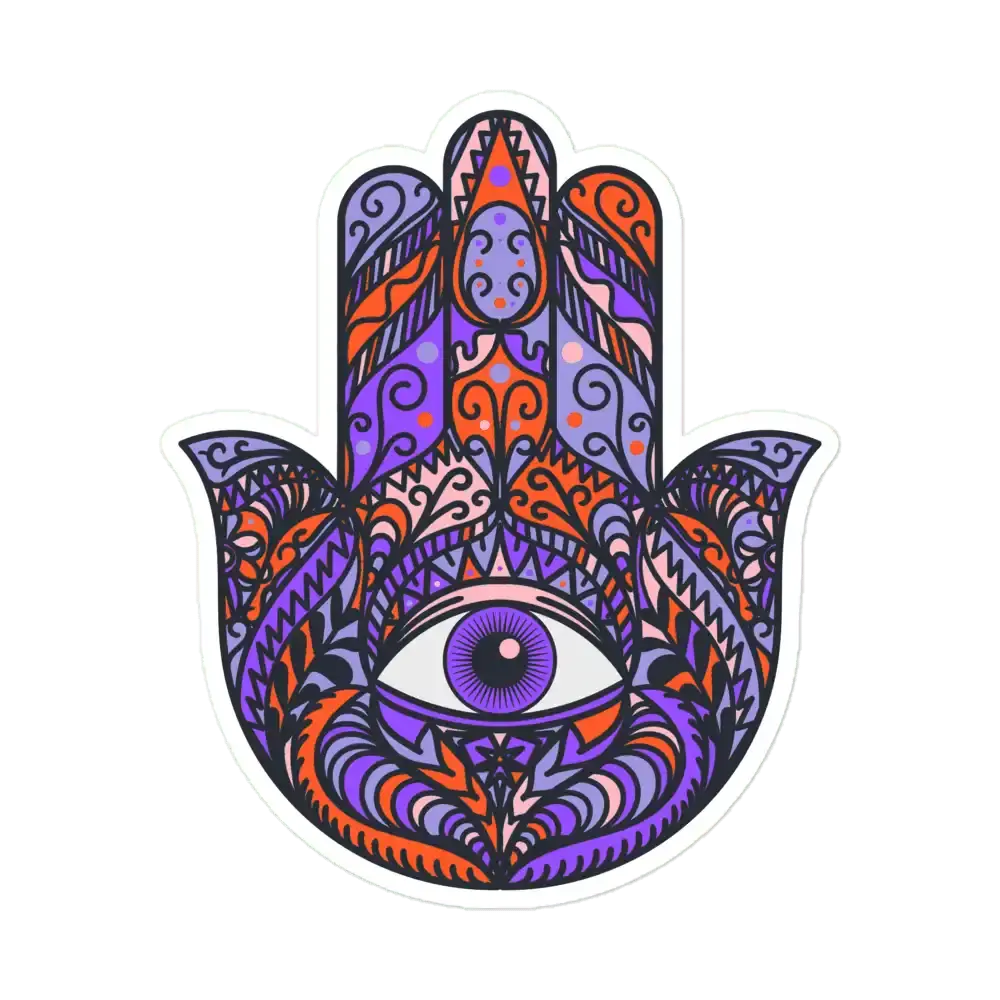 Psychedelic Hand Sticker