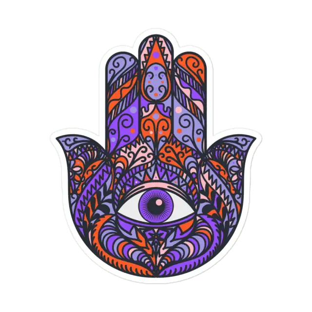 Psychedelic Hand Sticker