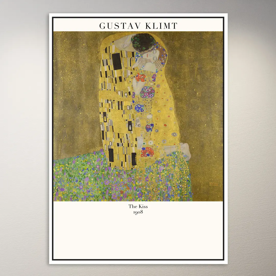 Gustav Klimt Der Kuss Poster