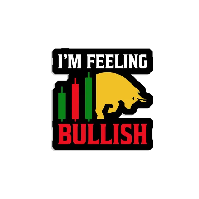 Im Feeling Bullish Sticker