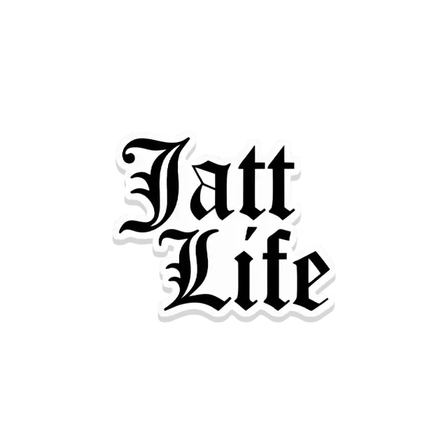 Jatt Life Sticker