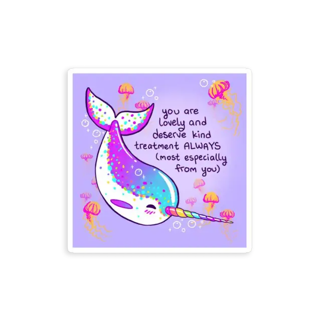 You are Lovely Rainbow Sticker