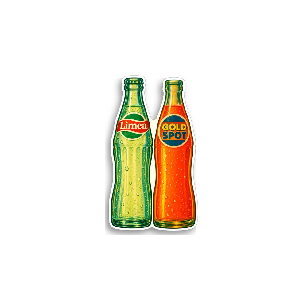 Limonadenflaschen-Sticker