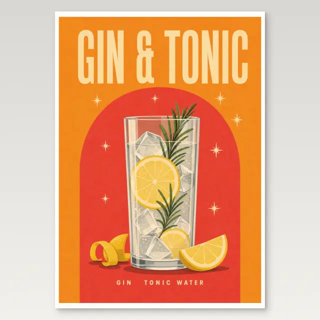 Gin Tonic Poster
