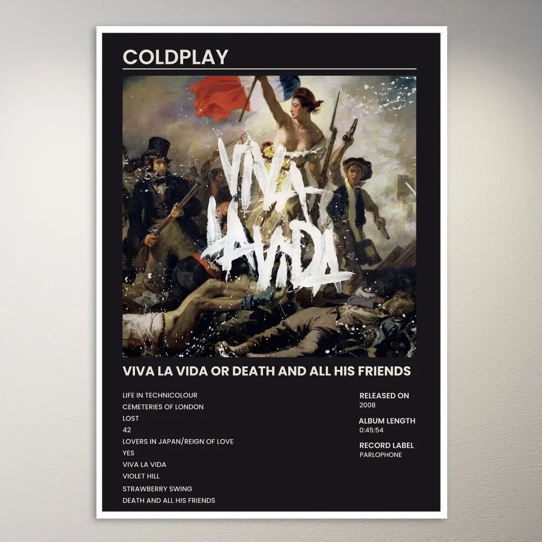 ملصق فني Coldplay