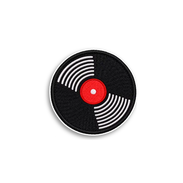 Vinyl Record Patch Sticker