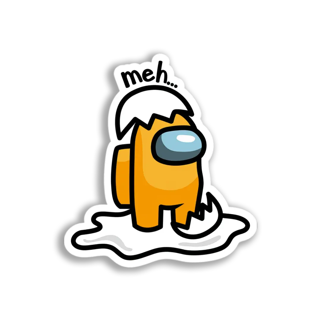 Among Us Egg Crewmate Sticker