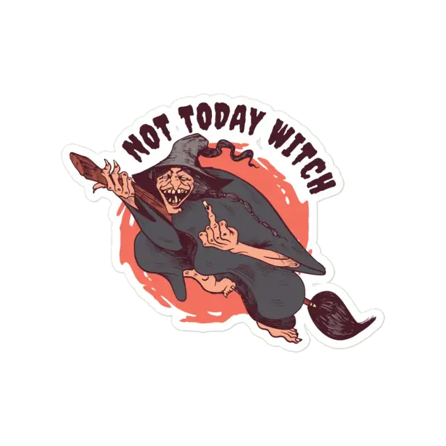 สติกเกอร์แม่มด Not Today