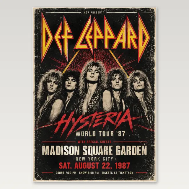 Def Leppard Arena A4-Poster