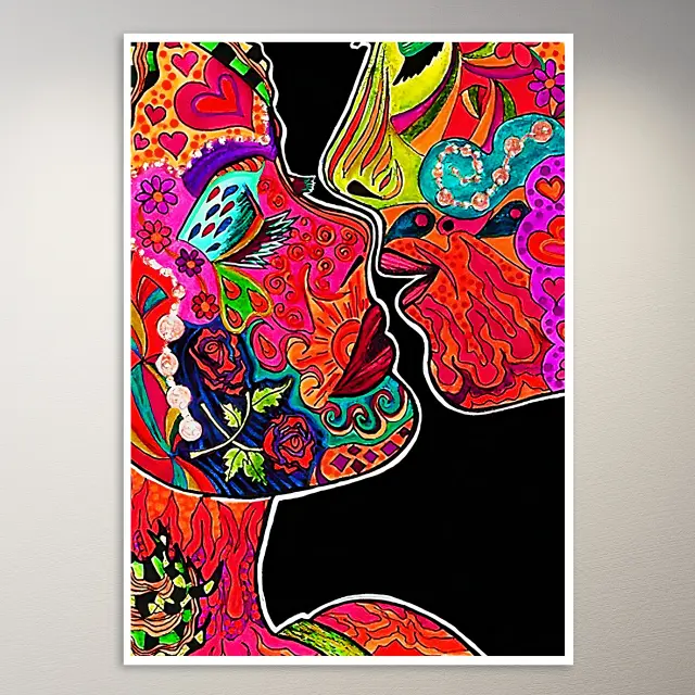 Trippy Kunst-Poster
