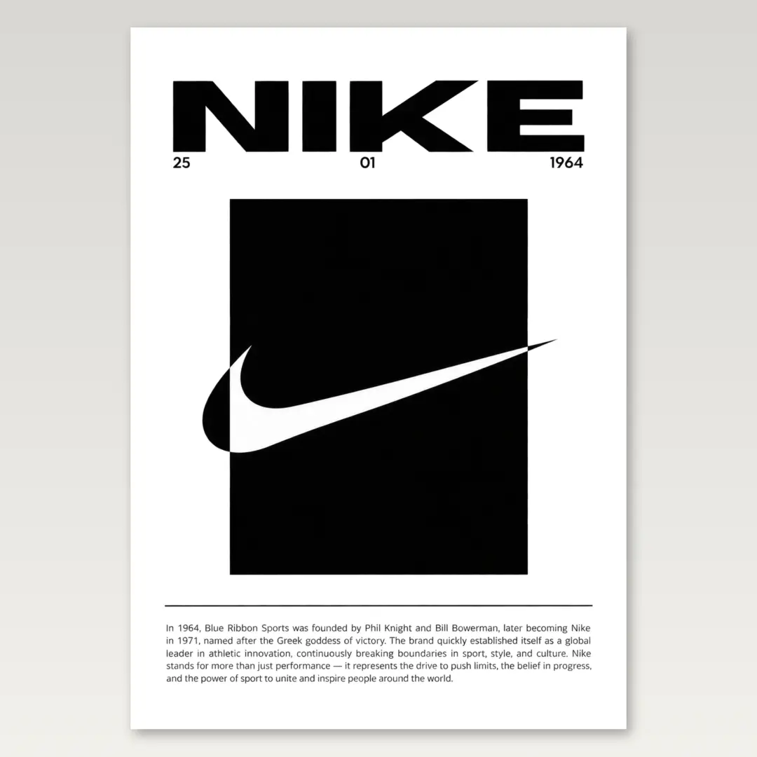 Minimal Sport Mark A4 Poster
