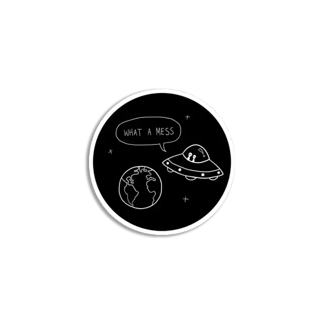 Was für ein Chaos Sticker