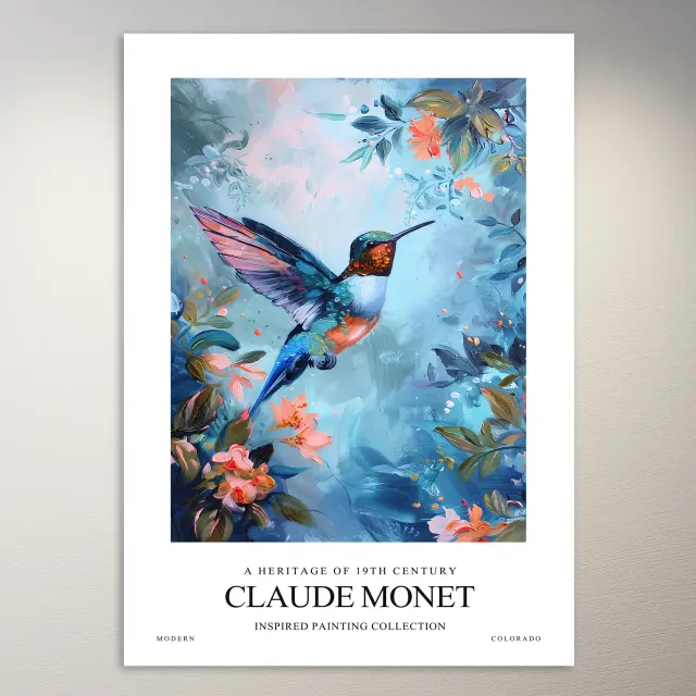 Von Claude Monet inspiriertes Gemälde | Kunst-Poster