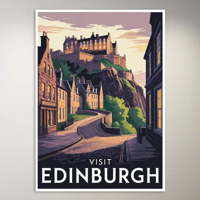 Edinburgh Reiseposter