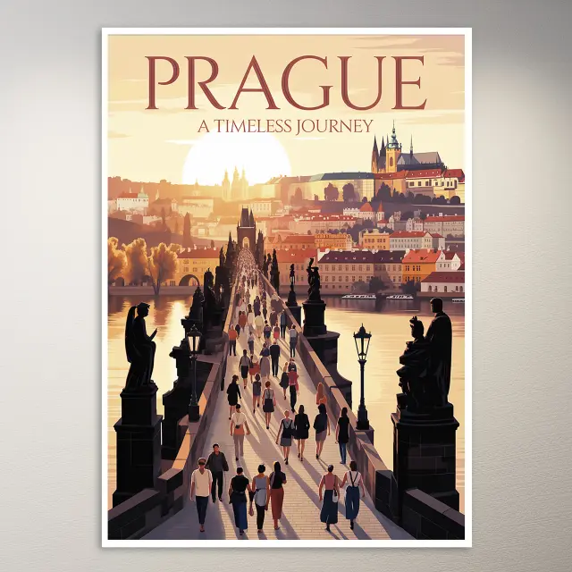 Prag Reiseposter