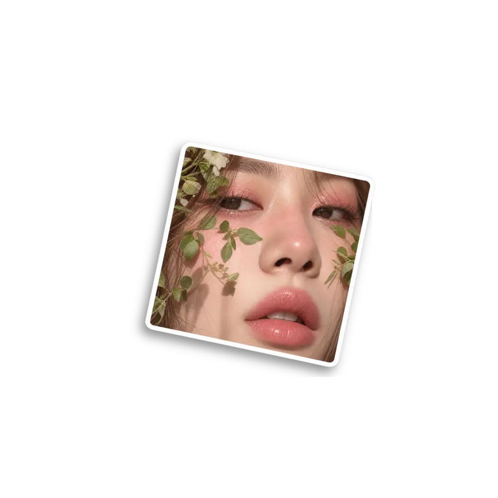 Beauty-Porträtfoto Sticker