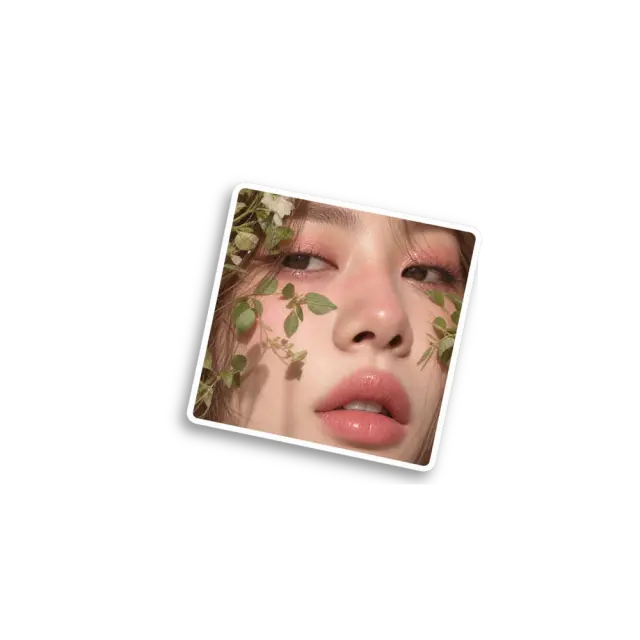 Beauty-Porträtfoto Sticker