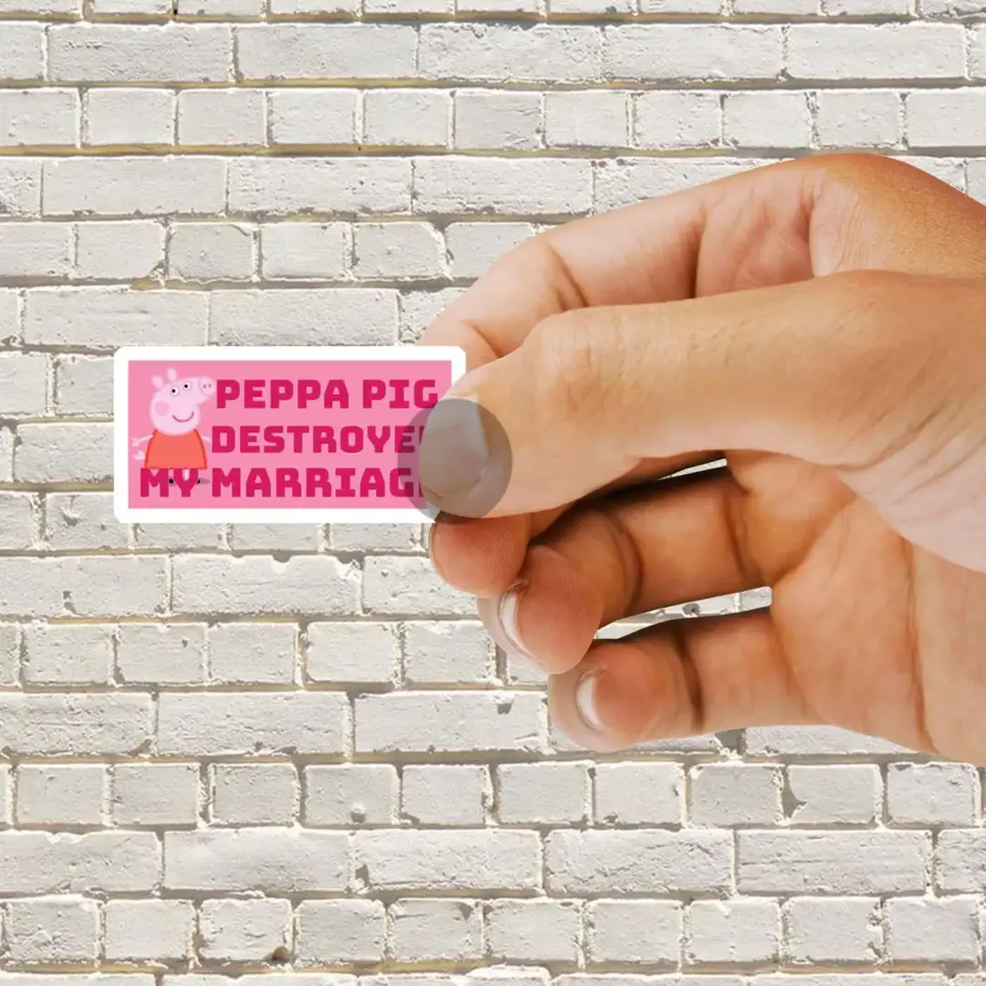 Peppa Pig hat Ehe zerstört Sticker
