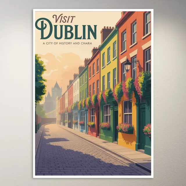Dublin Reiseposter