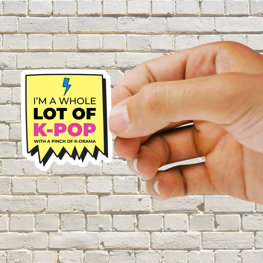 Pegatina Soy un montón de K-Pop