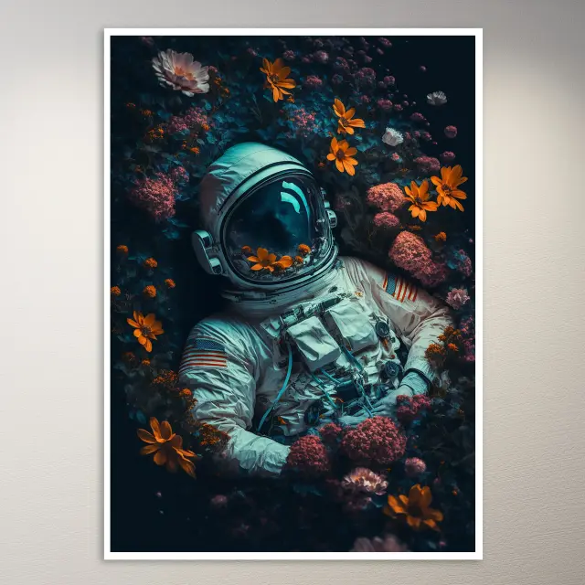 Fantasy-Astronaut Astronomie-Poster